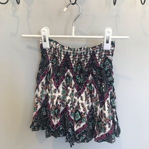 La hearts mini skirt